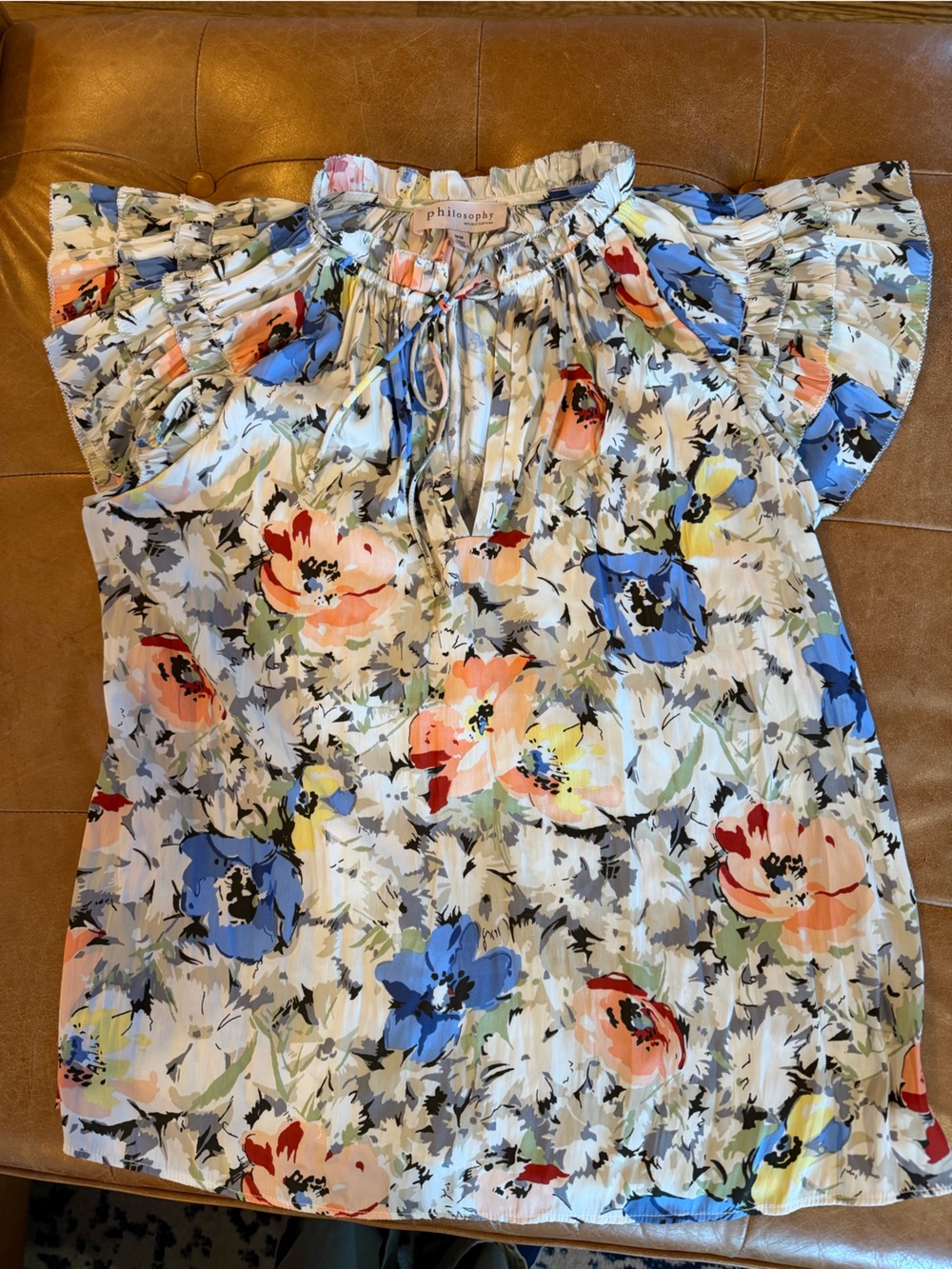 Philosophy short sleeve blouse